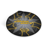 Canine Stars (By Sky Dogs Art) Round Vinyl Stickers