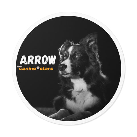 Arrow (By It's Beegee) Round Vinyl Stickers